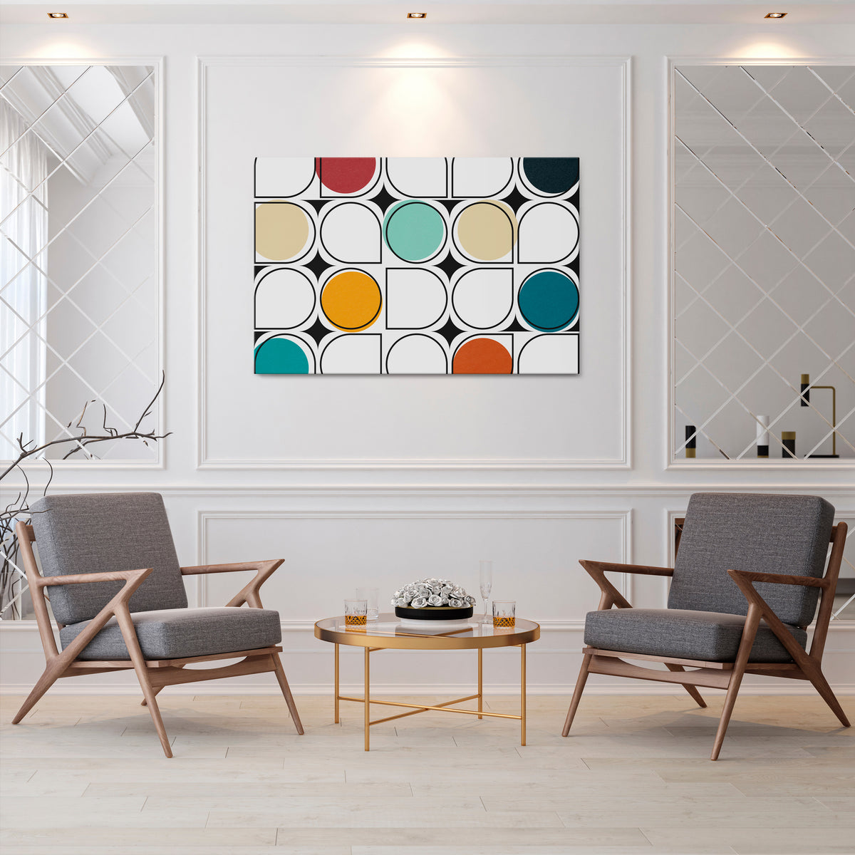 HUE HARMONY Horizontal Canvas Print