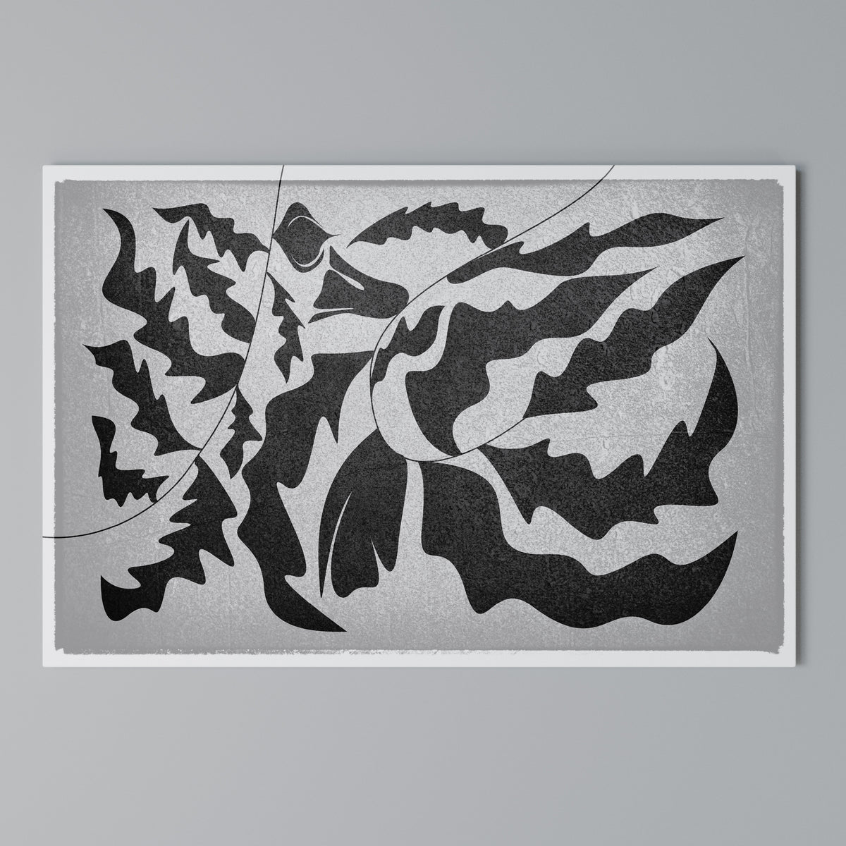 SHARP SHADOWS Horizontal Canvas Print