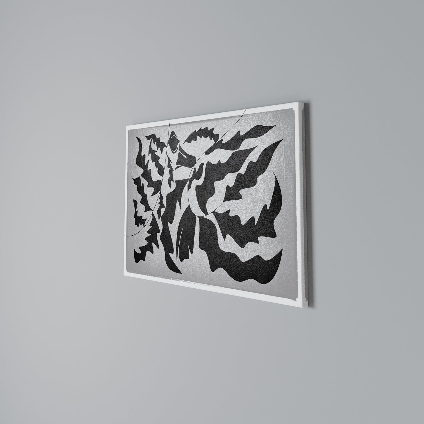 SHARP SHADOWS Horizontal Canvas Print