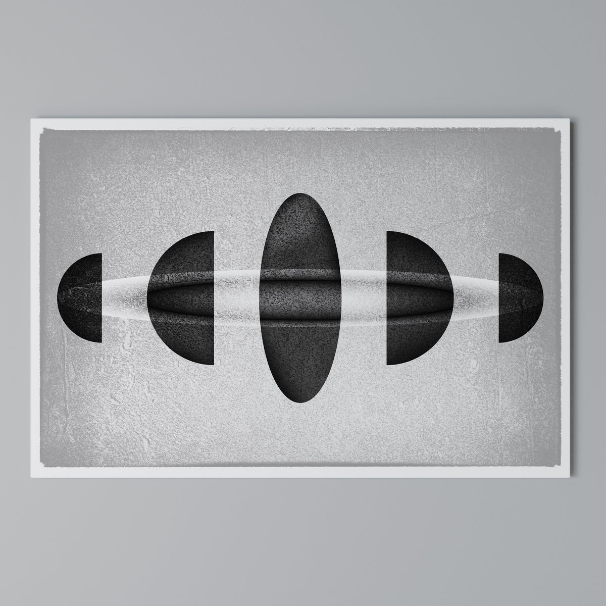 OBSIDIAN ODYSSEY Horizontal Canvas Print