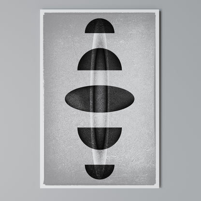 OBSIDIAN ODYSSEY Vertical Canvas Print