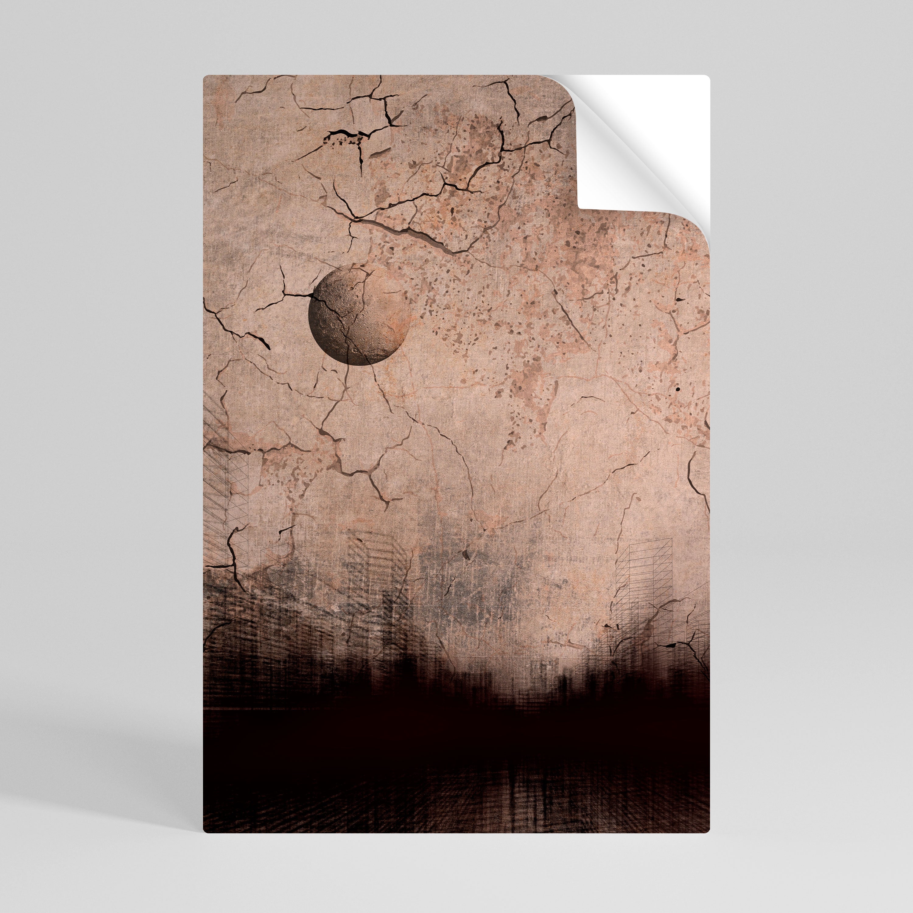 MOONBEAM THOUGHTS Svislý samolepicí plakát