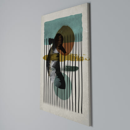 INKWELL TURQOISE Vertical Canvas Print