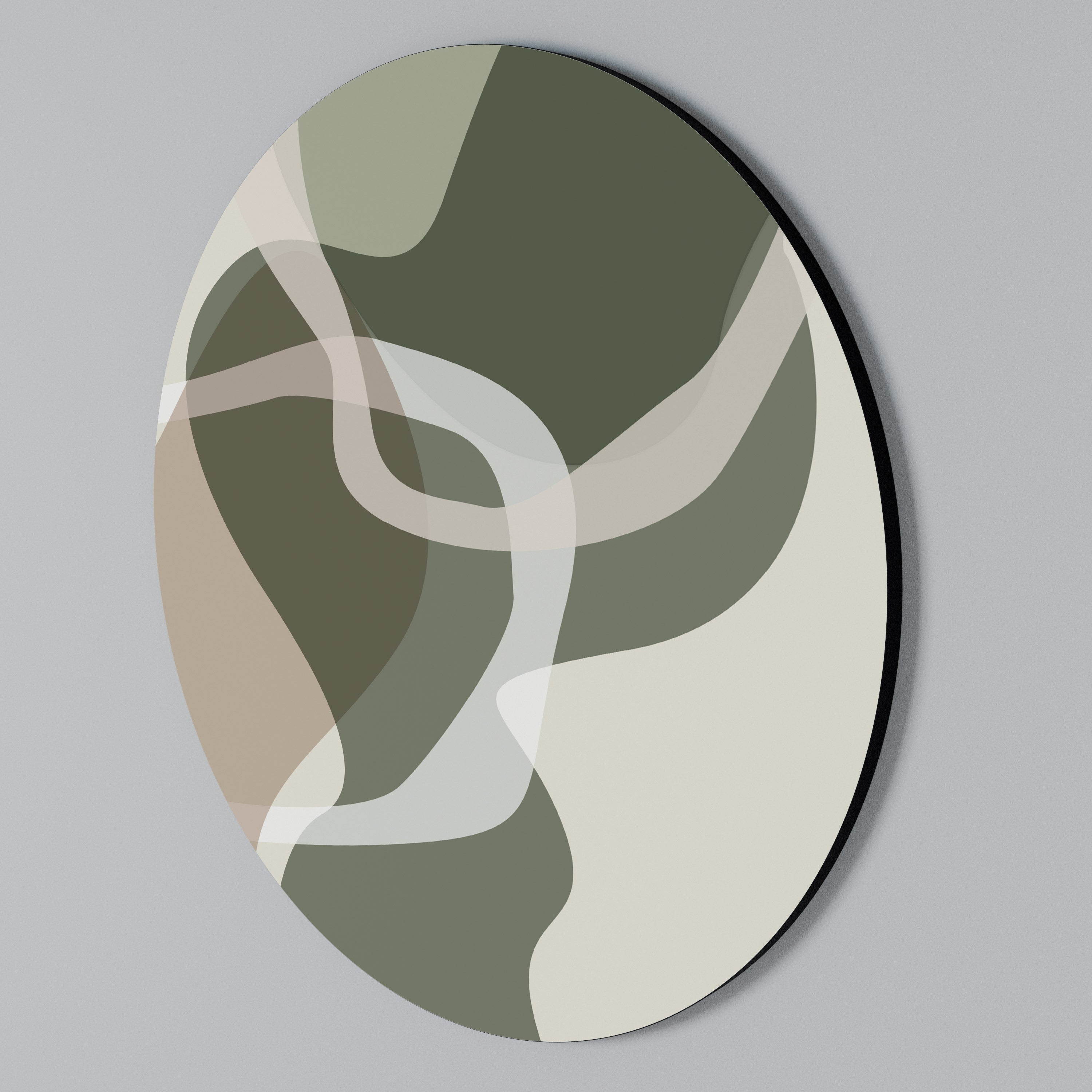 ART OF GREEN Round Wall Art