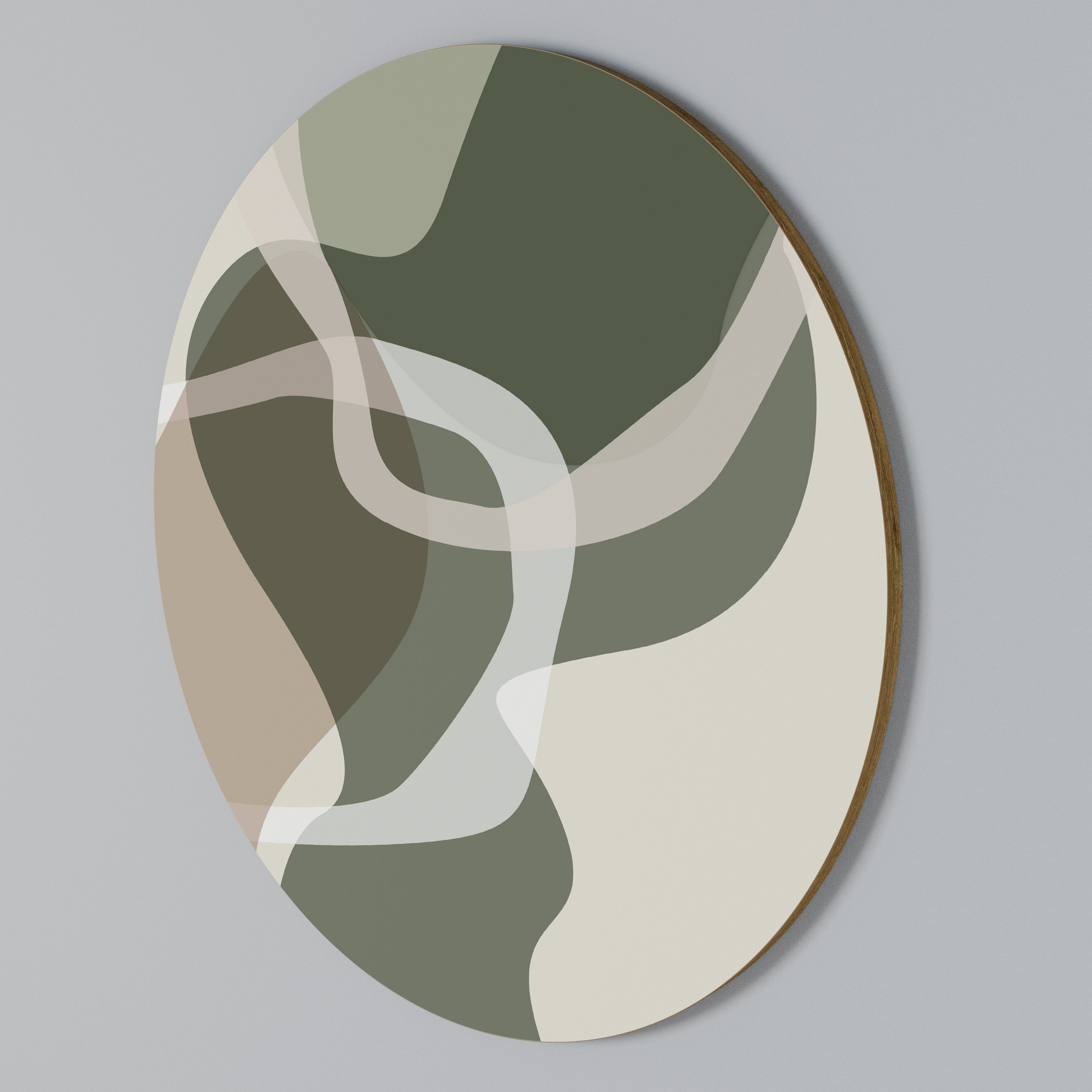 ART OF GREEN Round Wall Art