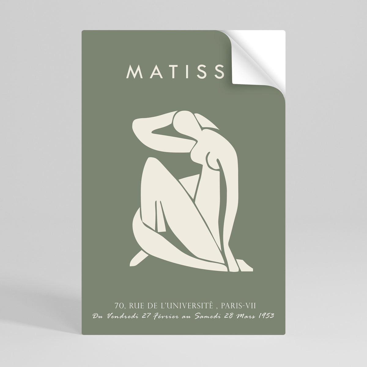 MATISSE NUDES Svislý samolepicí plakát