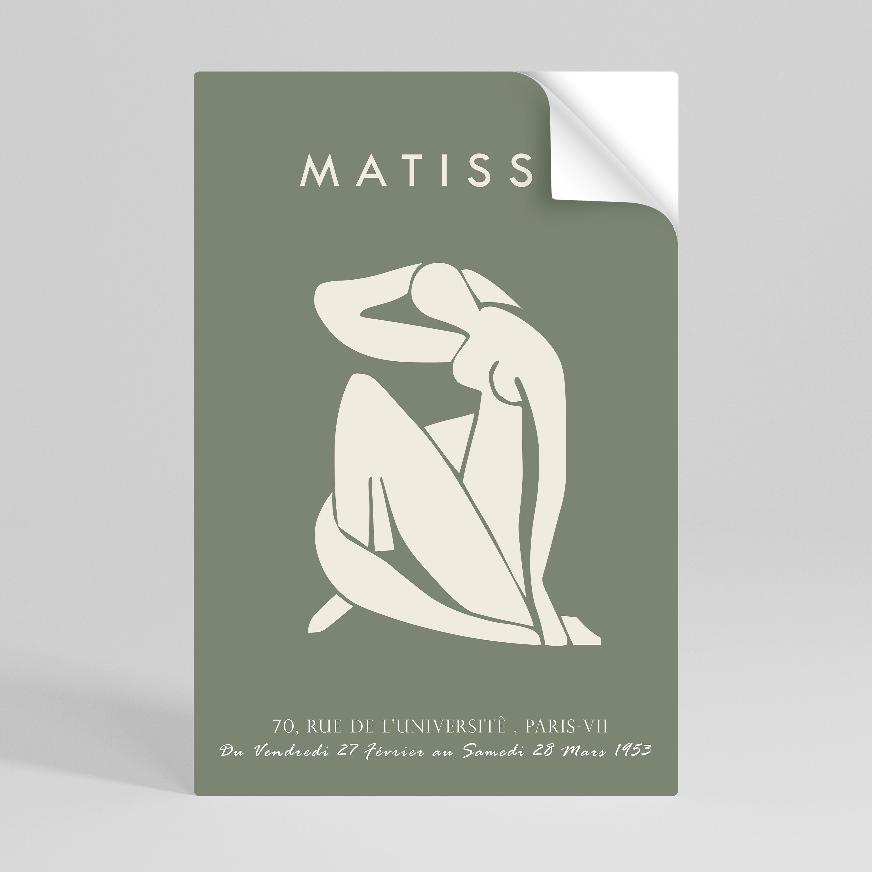 MATISSE NUDES Svislý samolepicí plakát