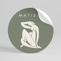 MATISSE NUDES Kulatá samolepka