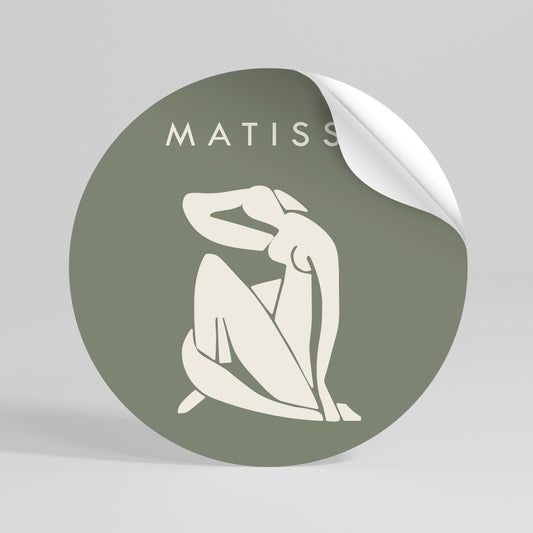 MATISSE NUDES Kulatá samolepka