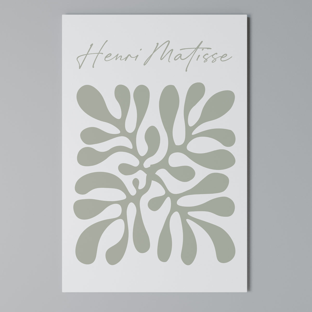 SHAPE OF MATISSE Vertical Canvas Print