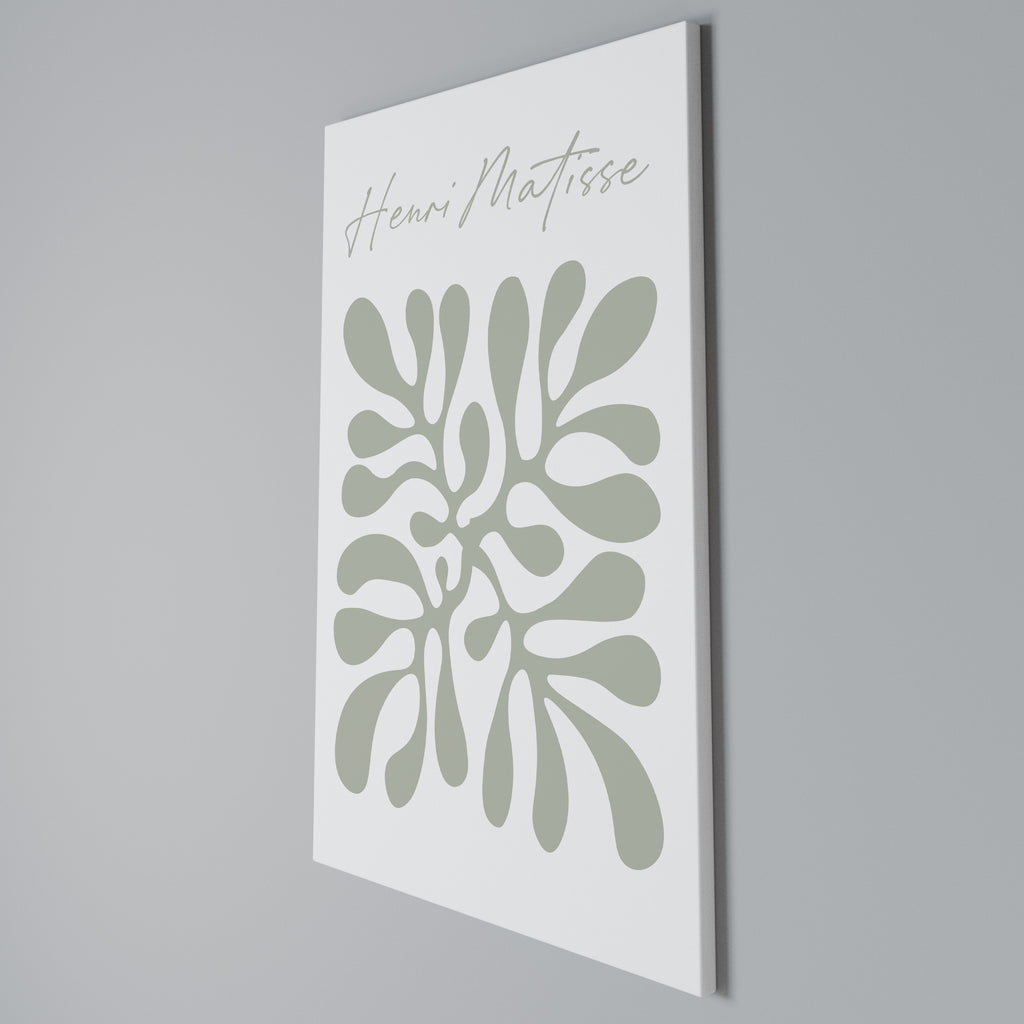 SHAPE OF MATISSE Vertical Canvas Print