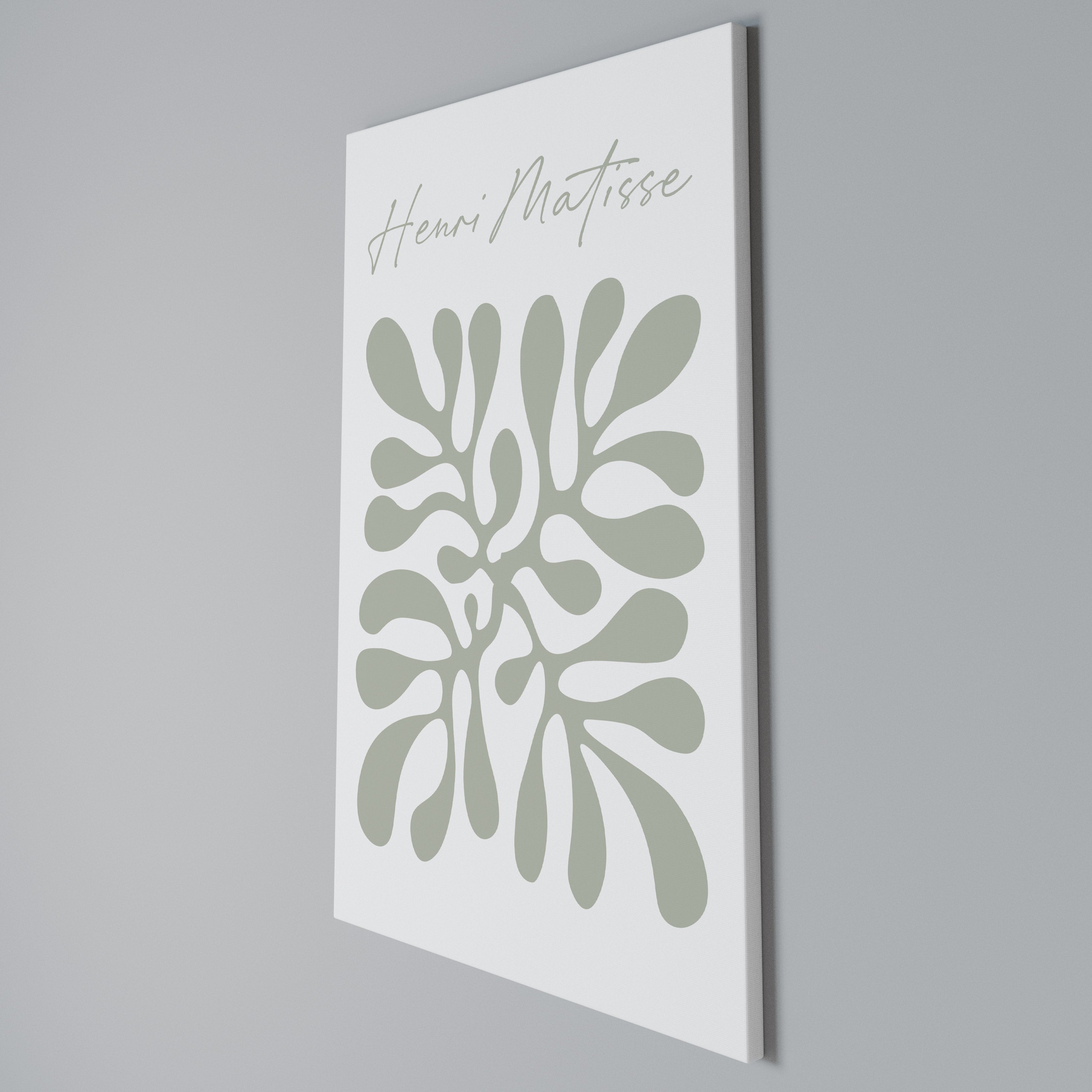 SHAPE OF MATISSE Vertical Canvas Print