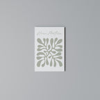 SHAPE OF MATISSE Vertical Canvas Print