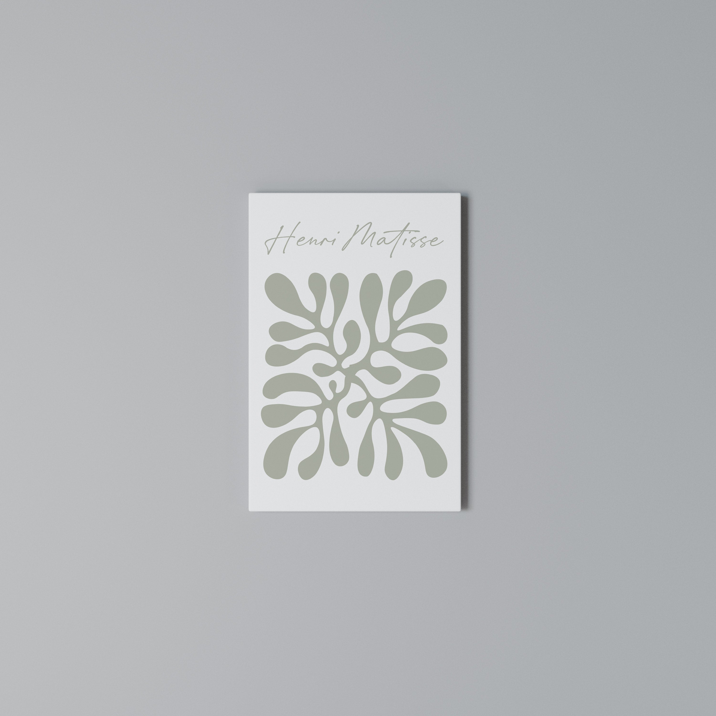 SHAPE OF MATISSE Vertical Canvas Print