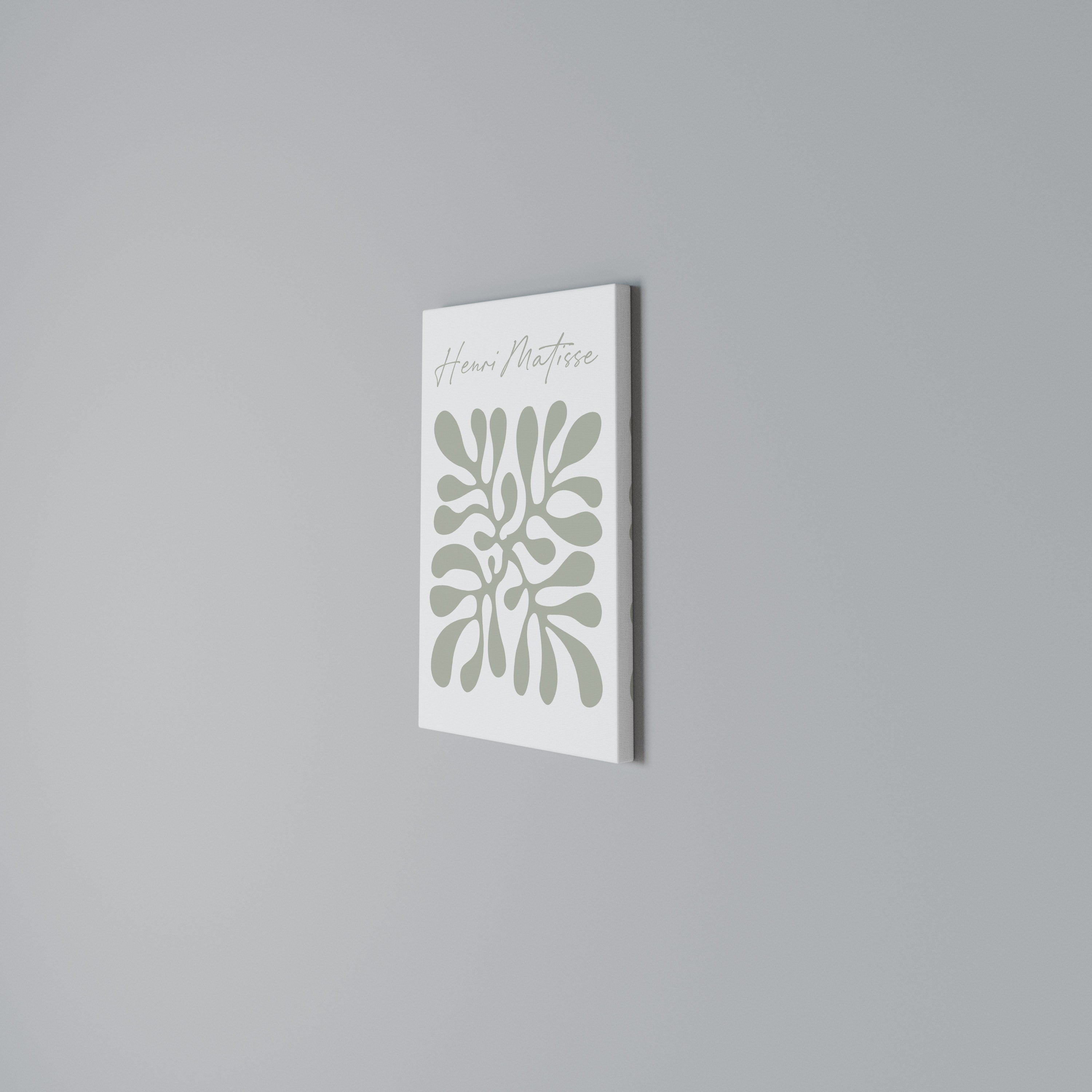 SHAPE OF MATISSE Vertical Canvas Print