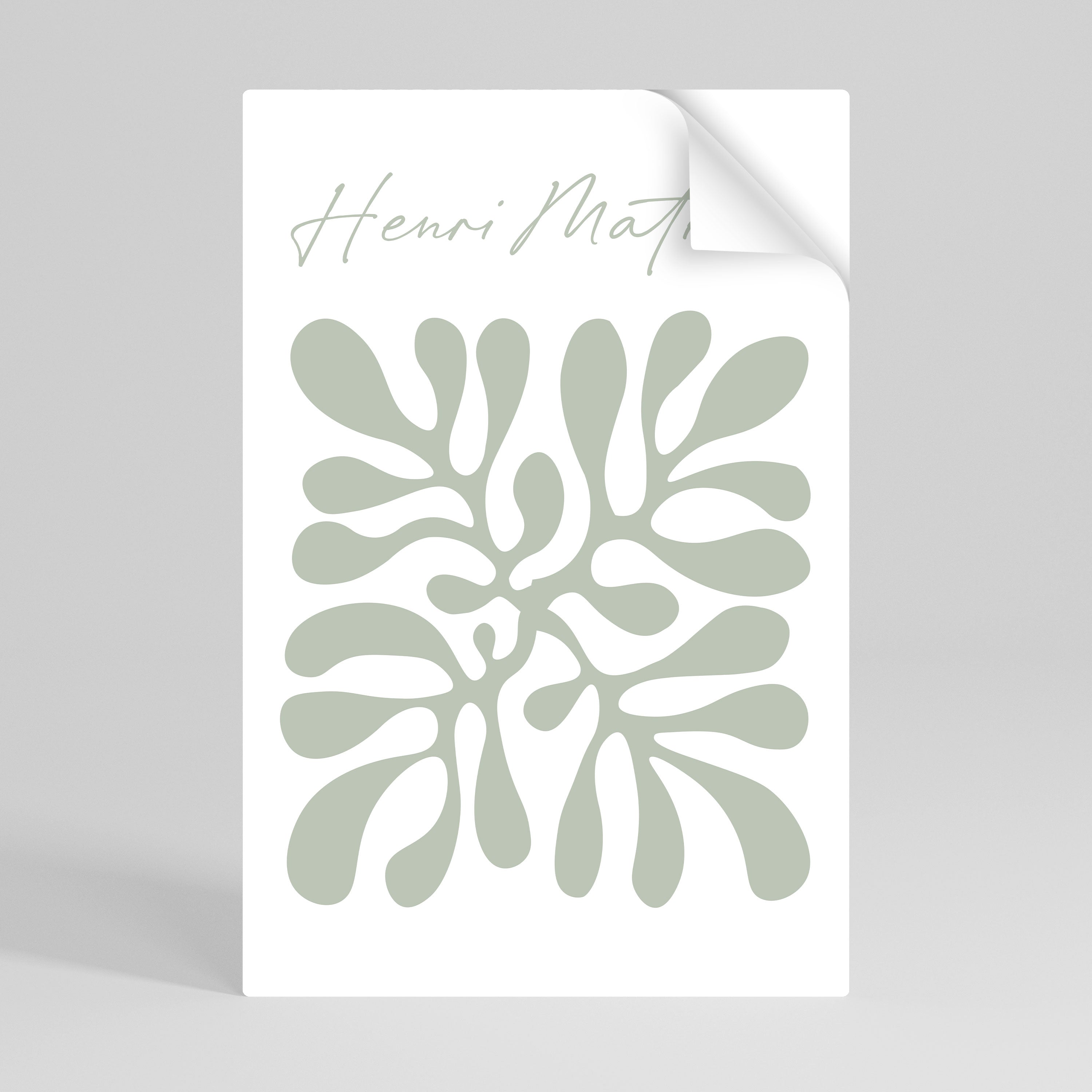 SHAPE OF MATISSE Svislý samolepicí plakát