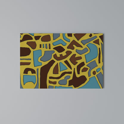 ASSYMETRICAL HARMONY Horizontal Canvas Print