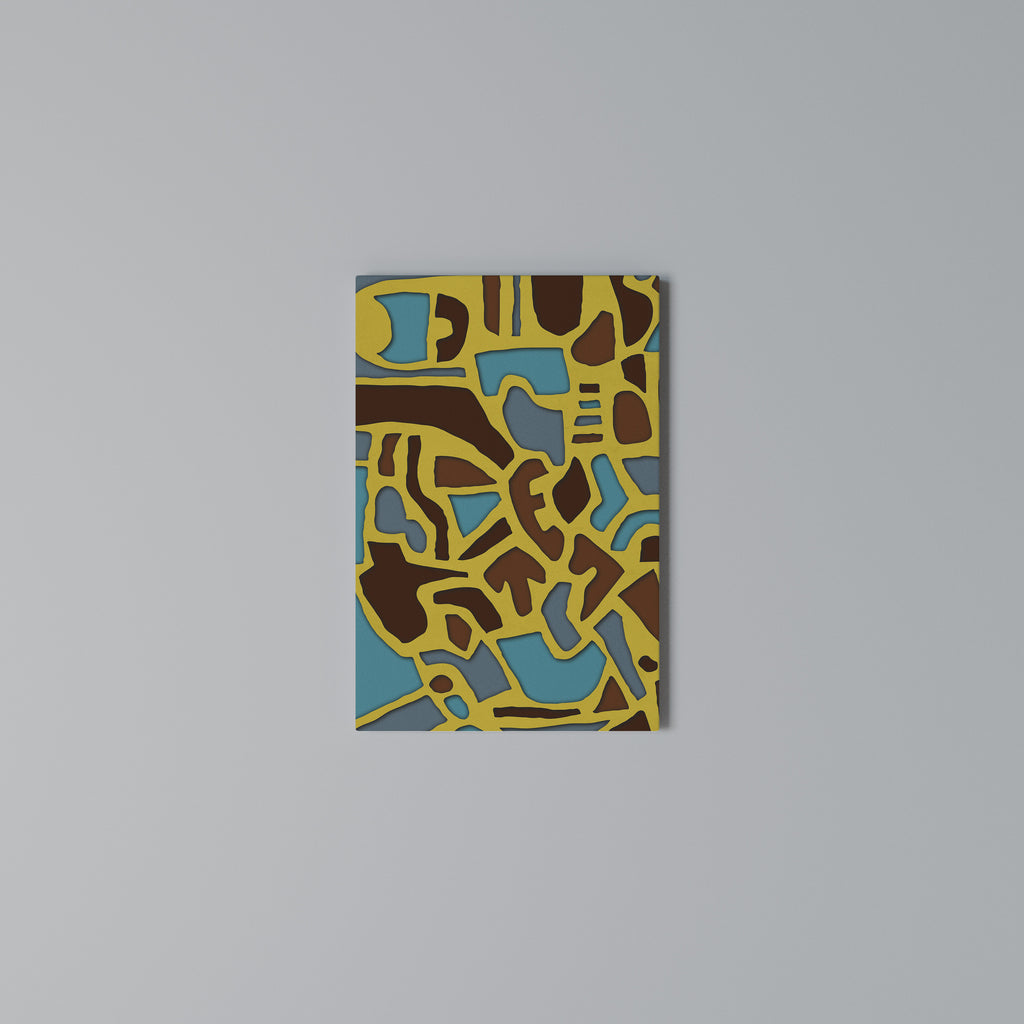 ASSYMETRICAL HARMONY Vertical Canvas Print