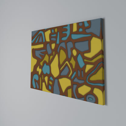 FORM SHUFFLE Horizontal Canvas Print