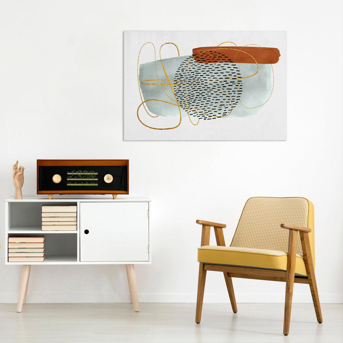 WRAPPED IN FORM Horizontal Canvas Print