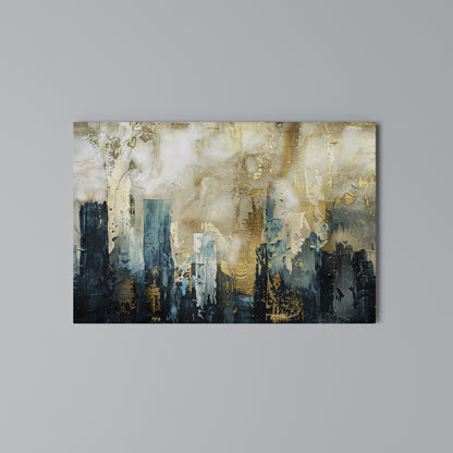 TOWN COLLAPSE Horizontal Canvas Print