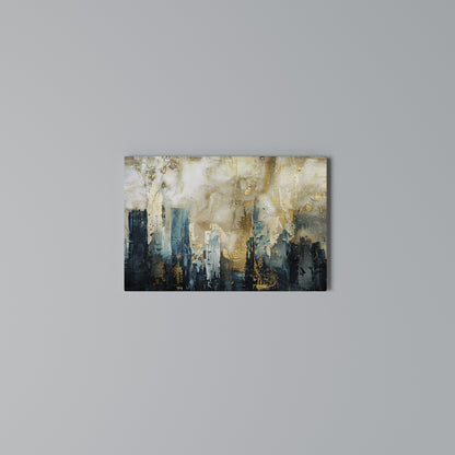 TOWN COLLAPSE Horizontal Canvas Print