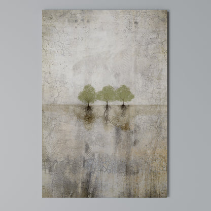 ROOTS OF TIME Vertical Canvas Print