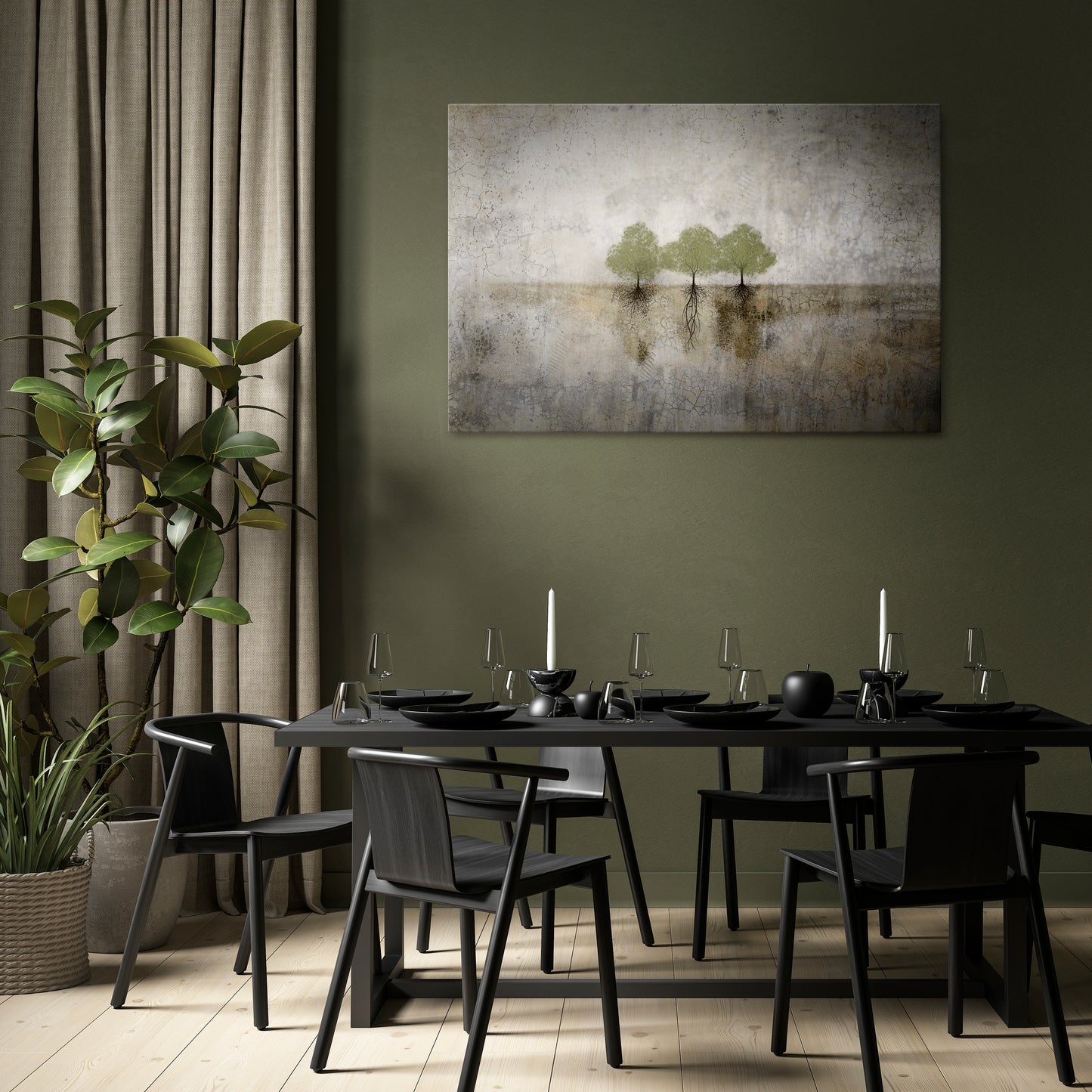 ROOTS OF TIME Horizontal Canvas Print