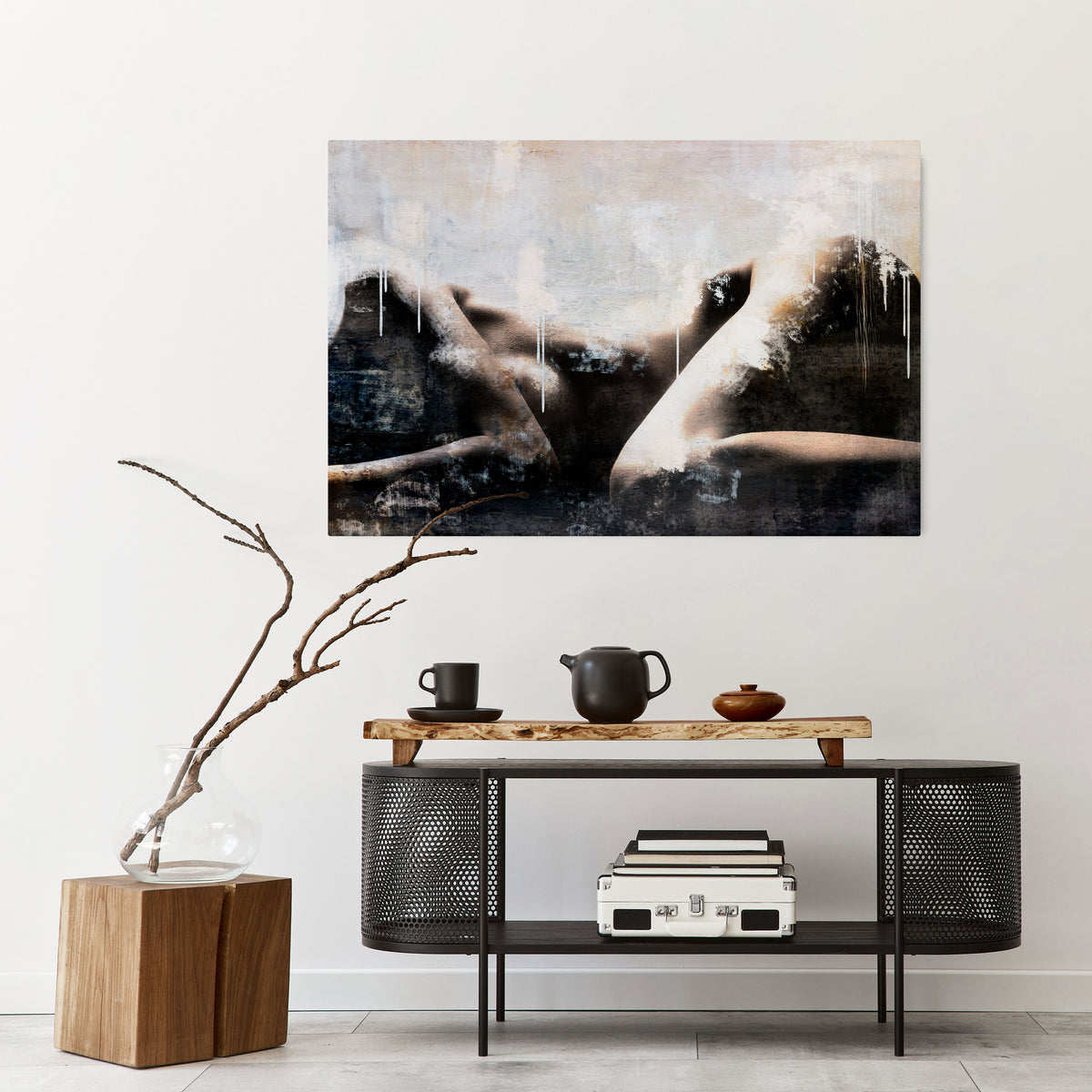 WAIST OF TIME Horizontal Canvas Print