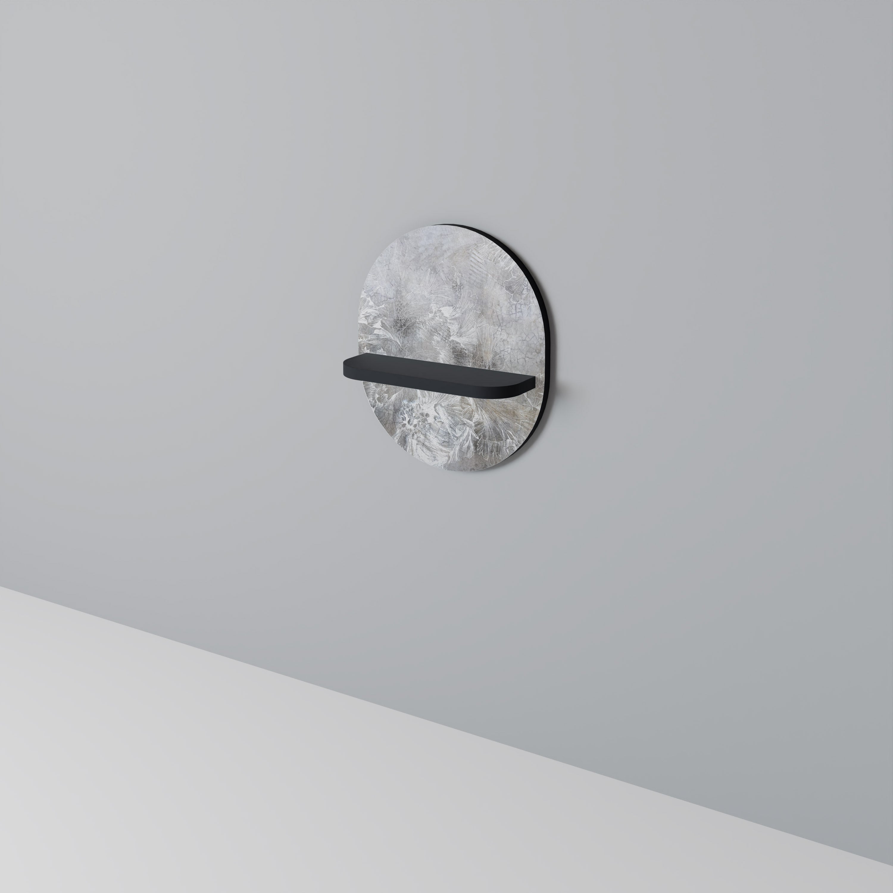 WHITE WHISPER Art Shelf