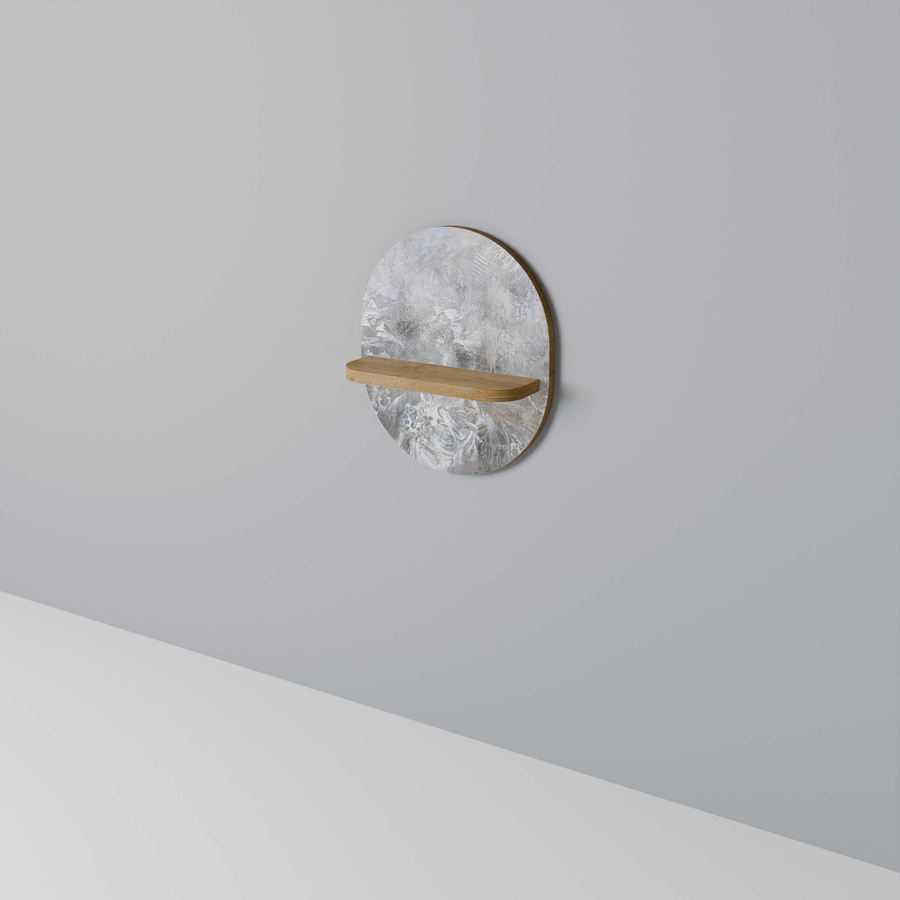 WHITE WHISPER Art Shelf