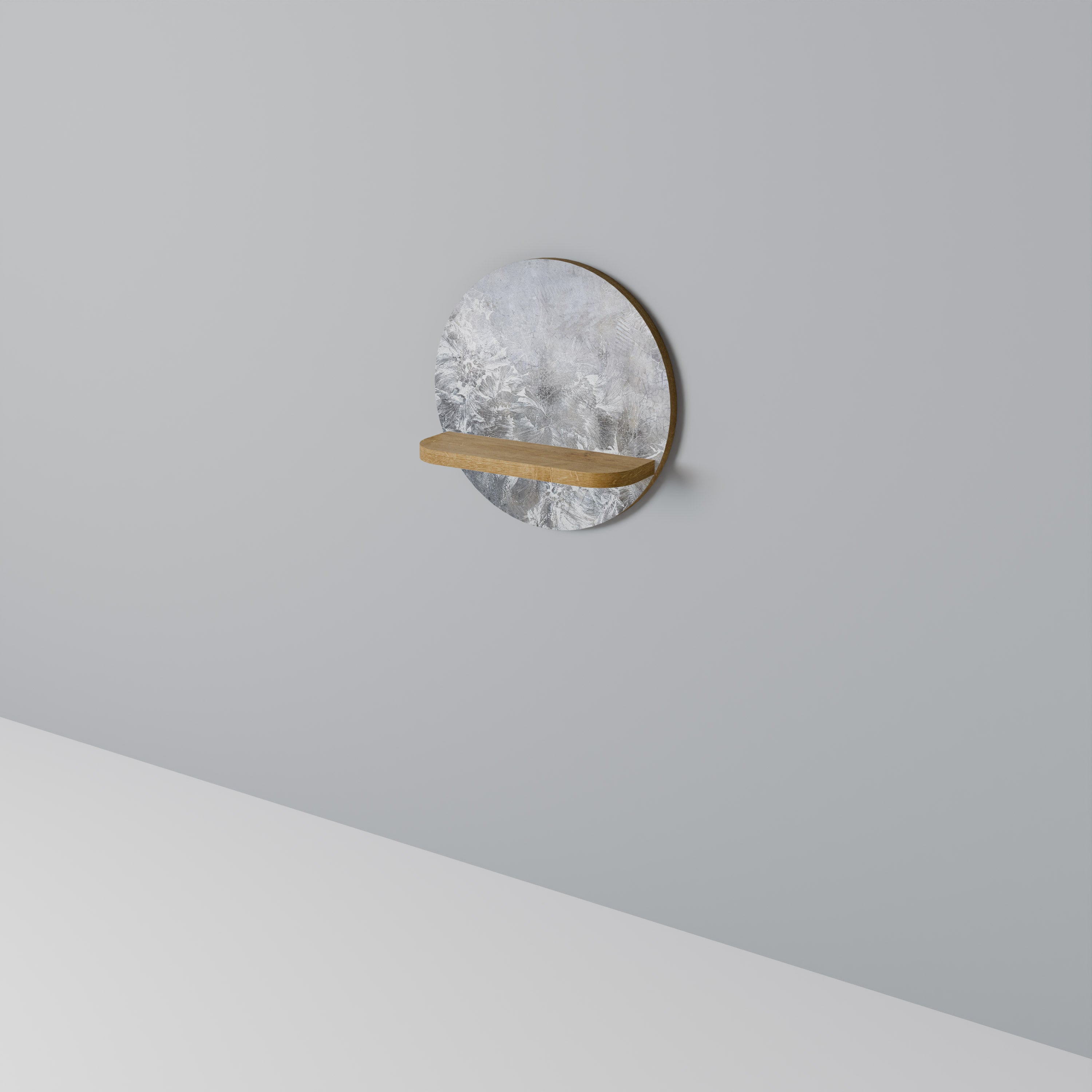 WHITE WHISPER Art Shelf