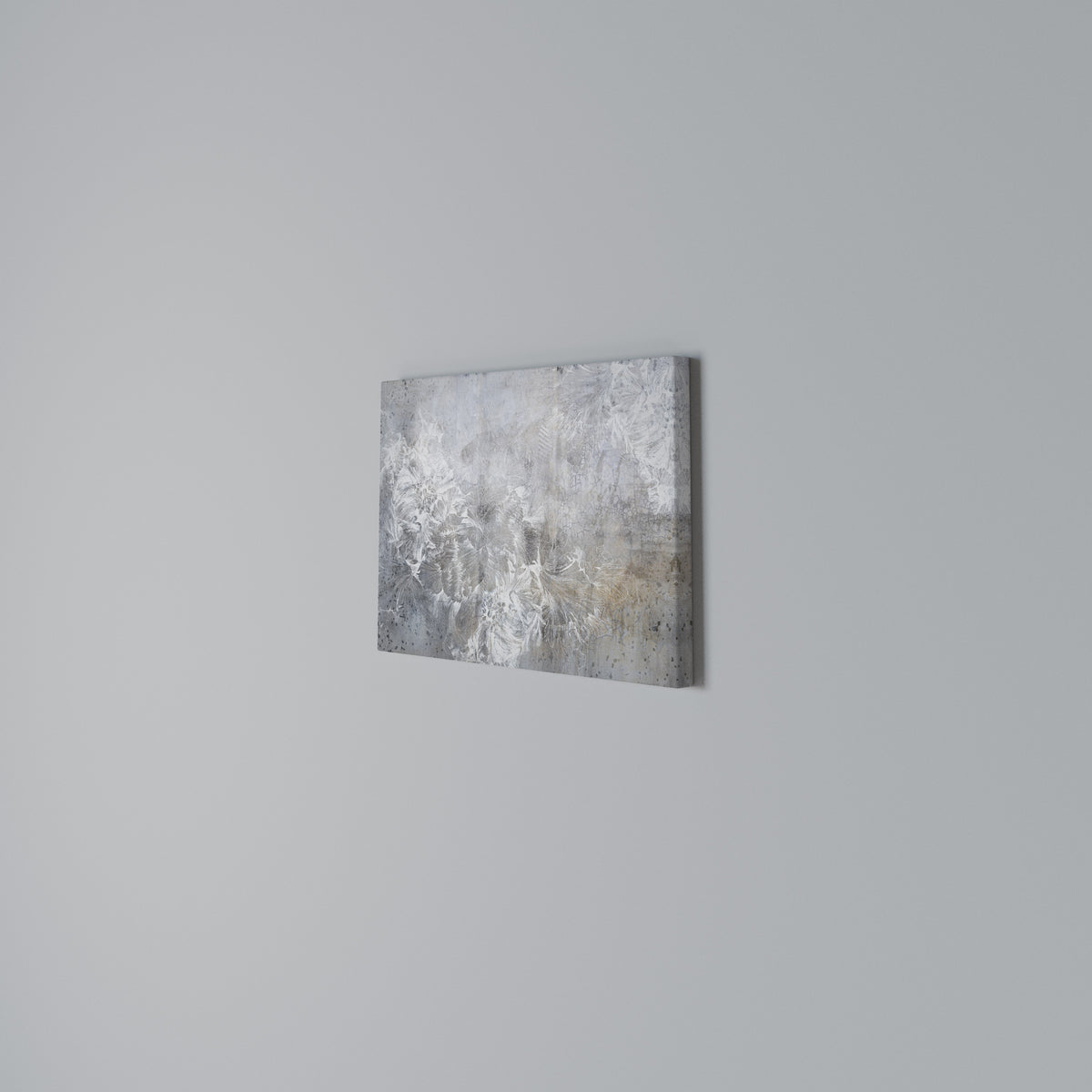 WHITE WHISPER Horizontal Canvas Print