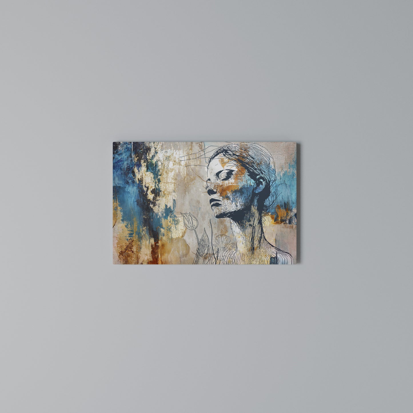 BREAK THE SILENCE Horizontal Canvas Print