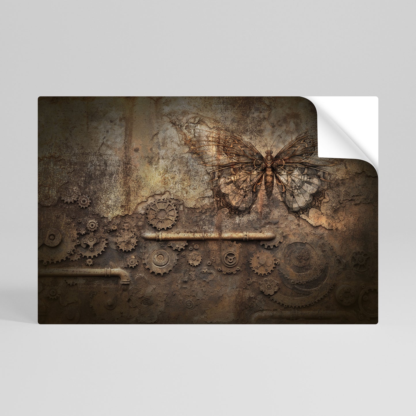 MECHANICAL BUTTERFLY Vodorovný samolepicí plakát