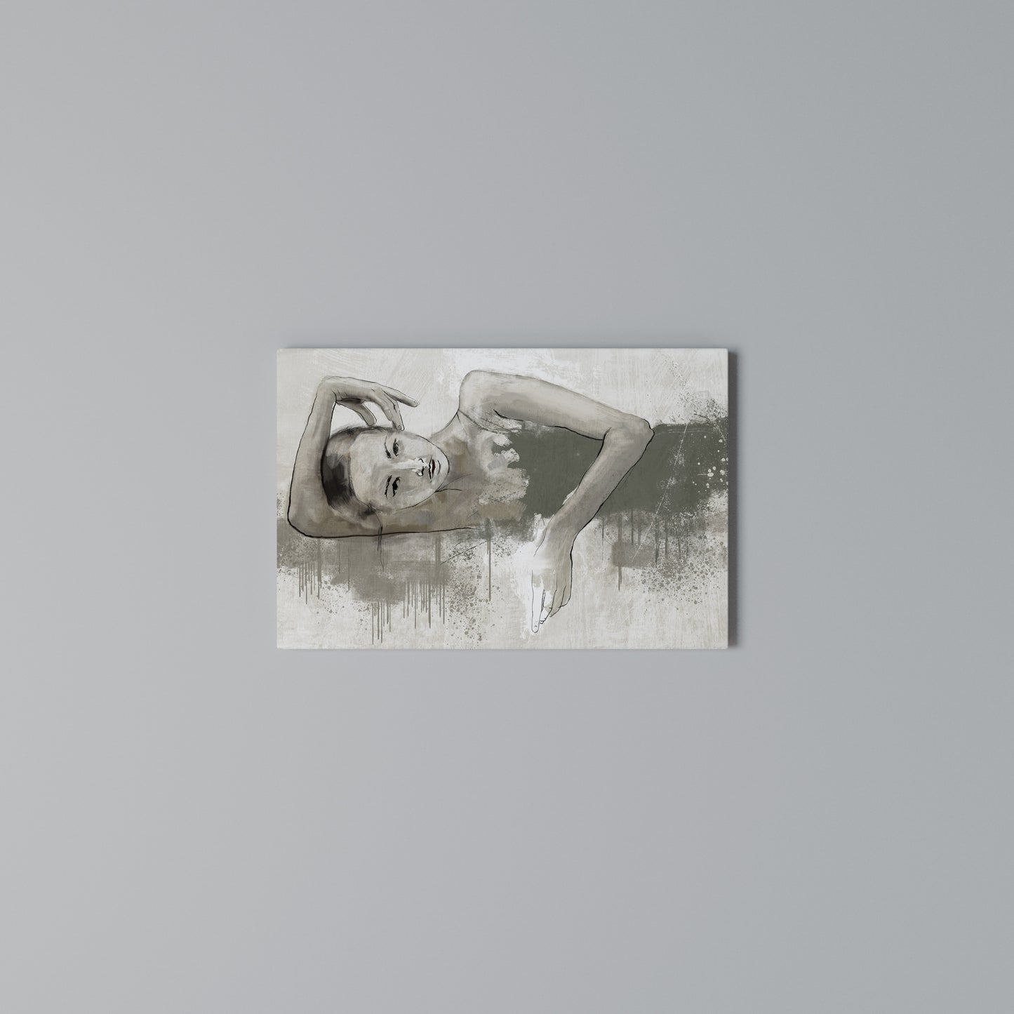 FROZEN IN TIME Horizontal Canvas Print