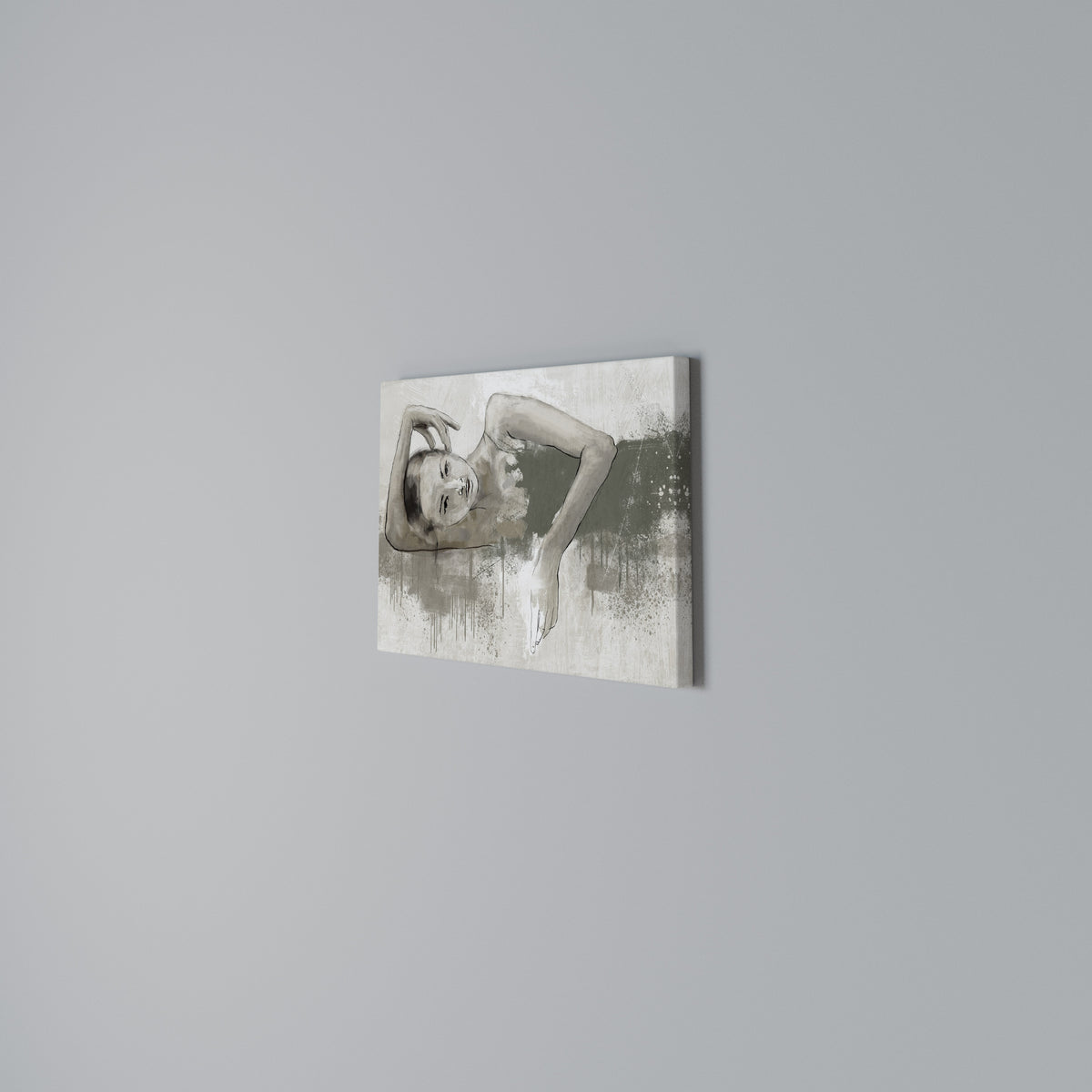 FROZEN IN TIME Horizontal Canvas Print