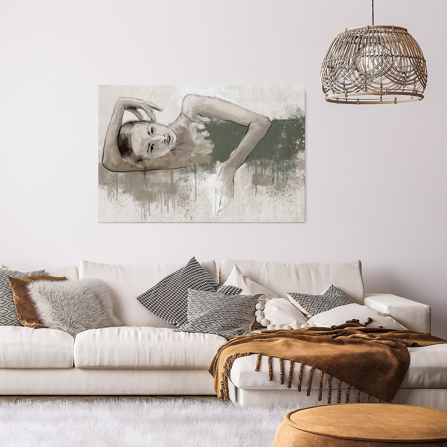 FROZEN IN TIME Horizontal Canvas Print