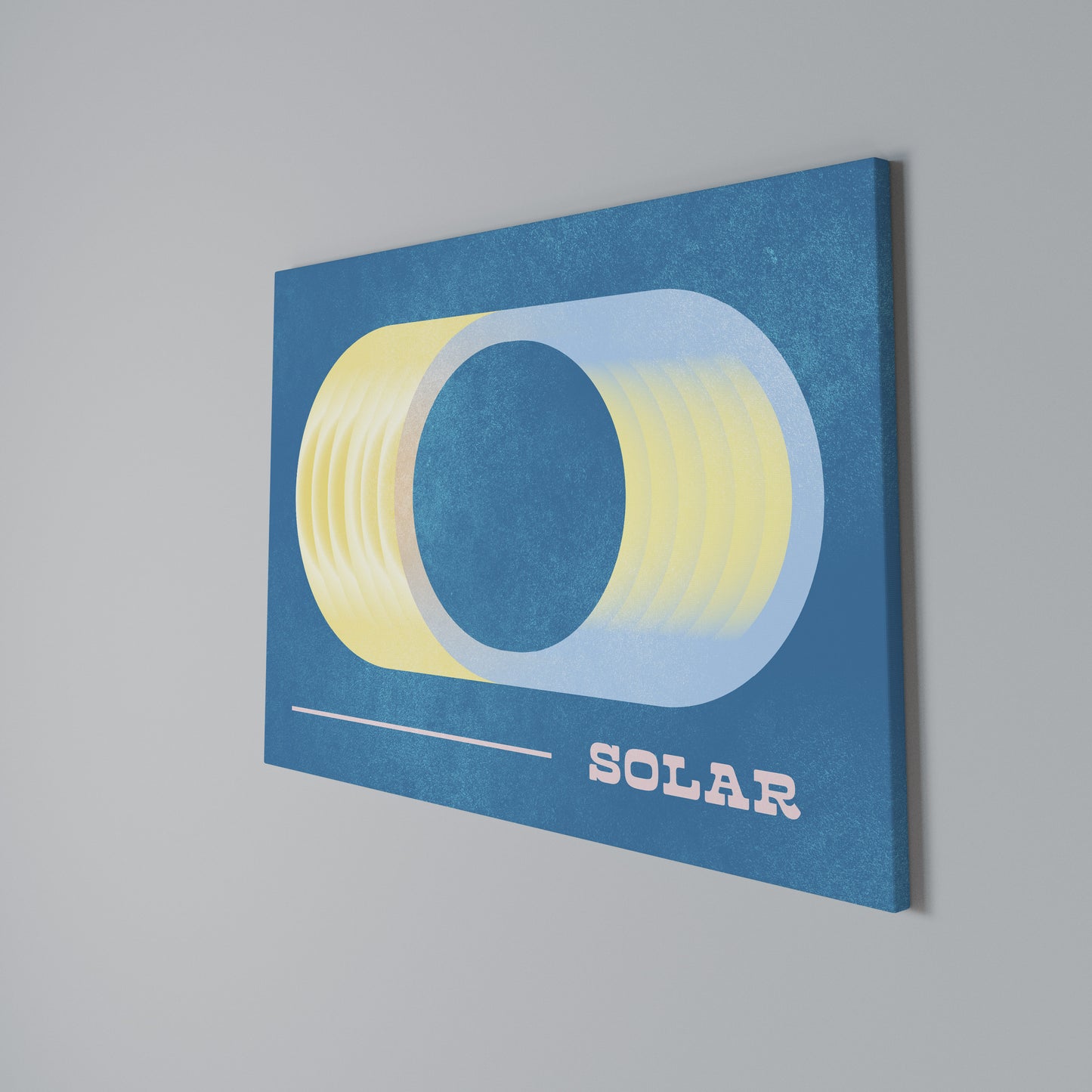 SOLAR APERTURE Horizontal Canvas Print