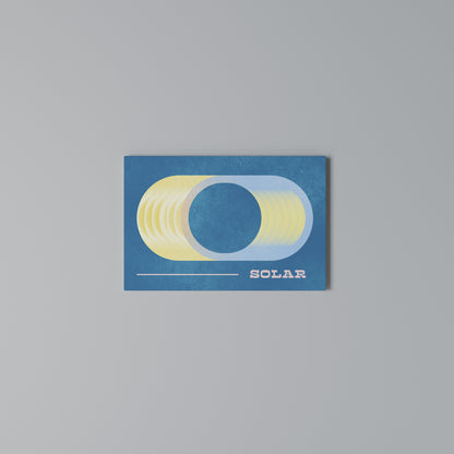 SOLAR APERTURE Horizontal Canvas Print