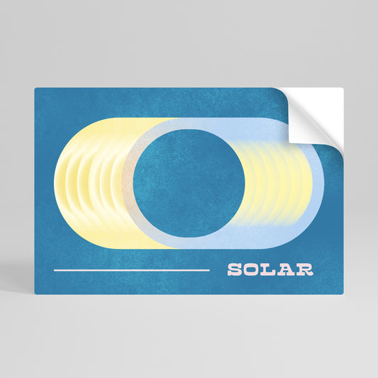 SOLAR APERTURE Vodorovný samolepicí plakát