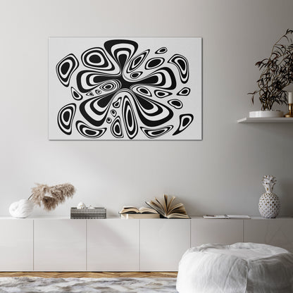 HIPNOTIZING BLOT Horizontal Canvas Print