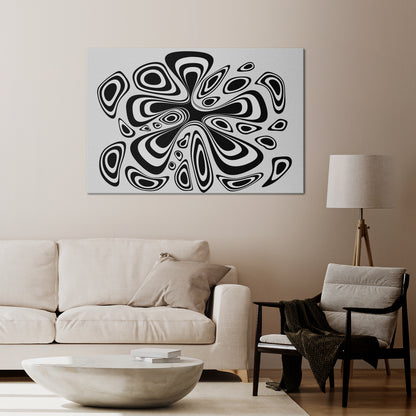 HIPNOTIZING BLOT Horizontal Canvas Print