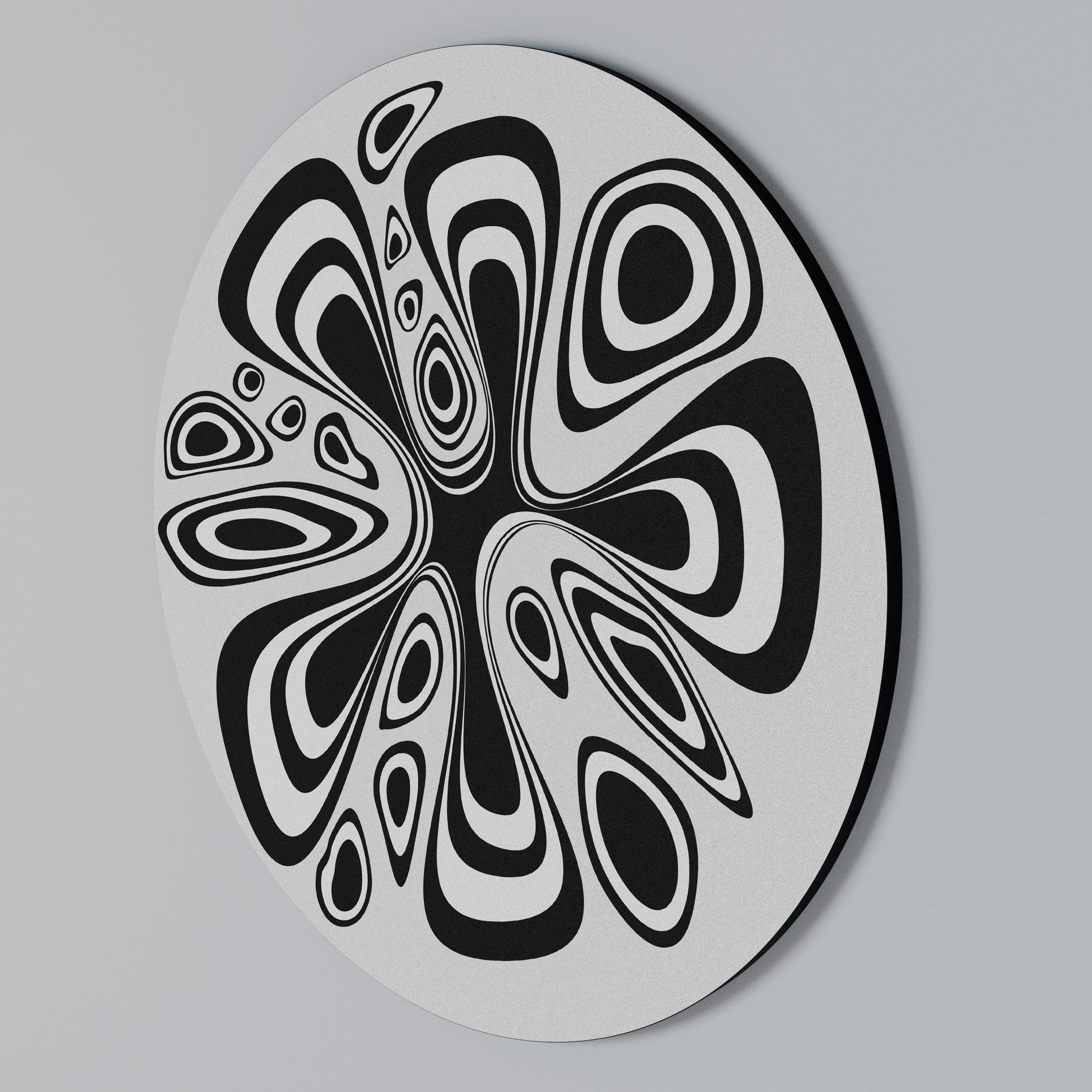 HIPNOTIZING BLOT Round Wall Art