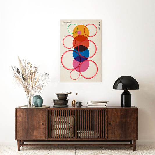 FANTASTIC UNIVERSES Vertical Canvas Print