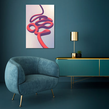 INFINITY WIRE Vertical Canvas Print