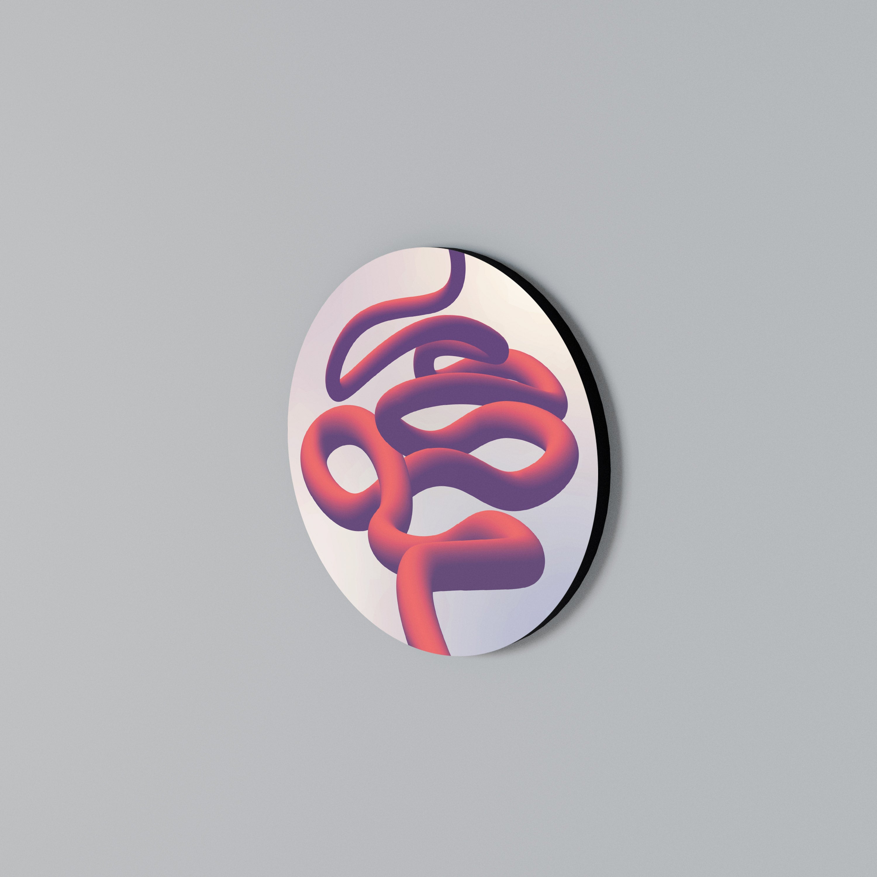 INFINITY WIRE Round Wall Art