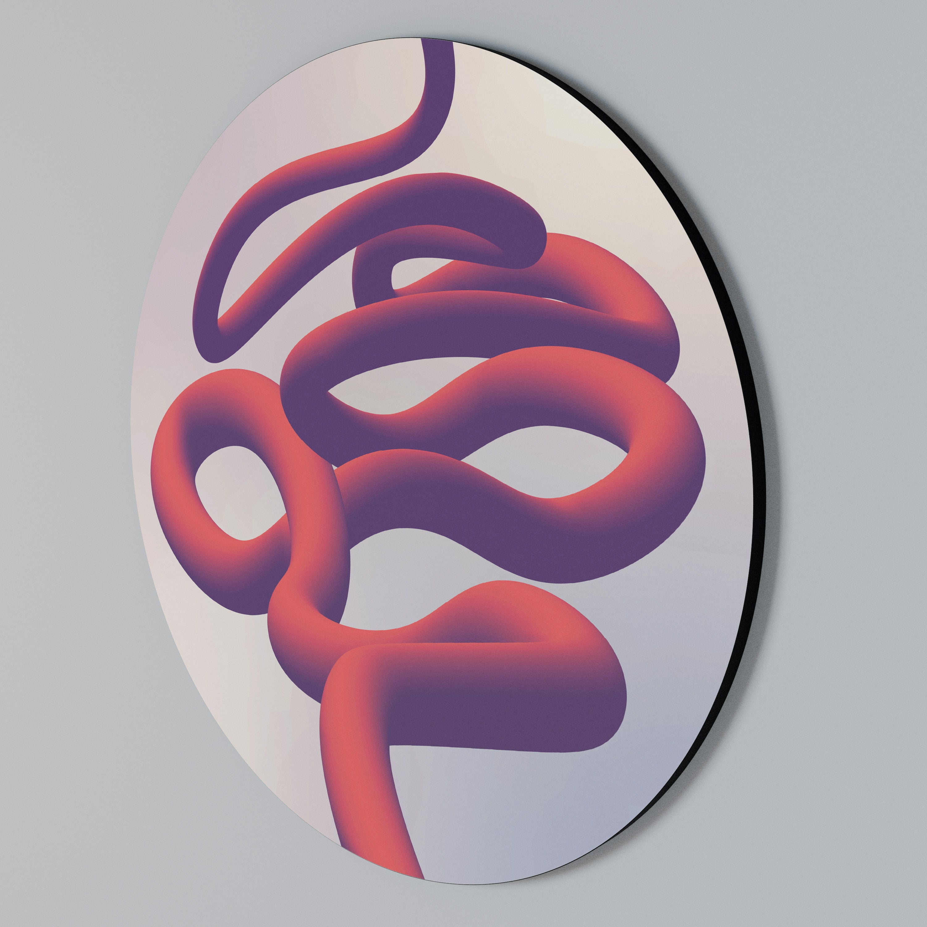 INFINITY WIRE Round Wall Art