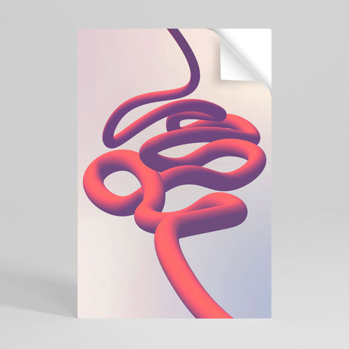 INFINITY WIRE Svislý samolepicí plakát