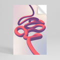 INFINITY WIRE Peel and Stick Vertical Poster
